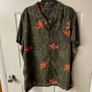 Marc Anthony EUC Luxury Slim Fit Casual Button Down Shortsleeve Shirt XXL